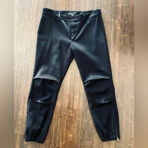 Nili Lotan Black Wool Lined Pants, Sz 4